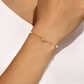 925 Sterling Silver Pearl Beaded Zircon Butterfly Bracelet Korean Fashion Minimalist Small Chain Accessory