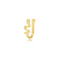 925 Sterling Silver Cross-border Europe And America Zircon U-shaped Ear Cuffs For Women