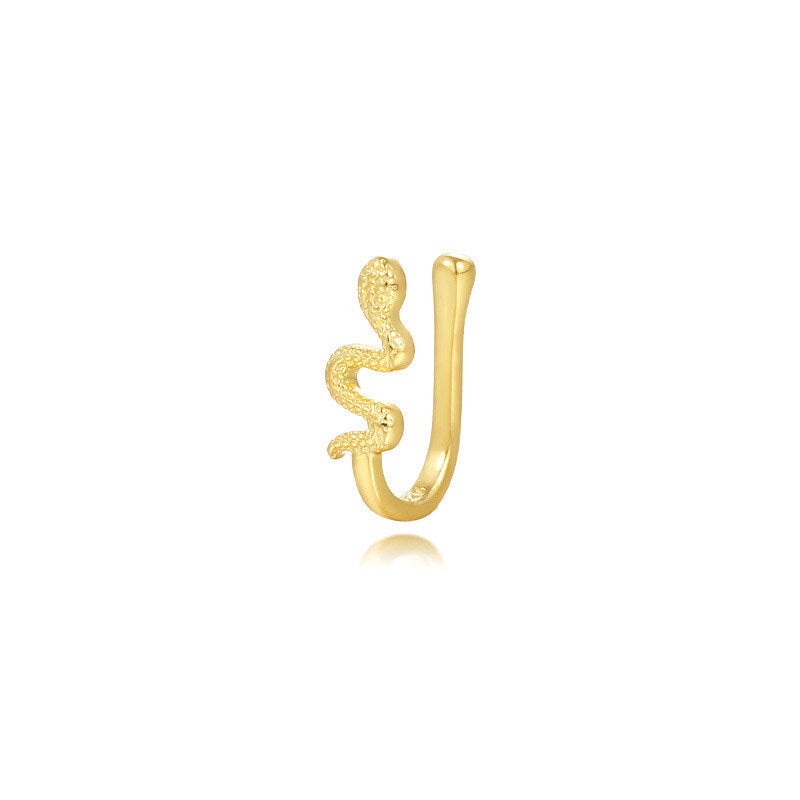 925 Sterling Silver Cross-border Europe And America Zircon U-shaped Ear Cuffs For Women