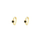 925 Sterling Silver Geometric Ear Cuffs With Colorful Zirconia Exquisite And Minimalist