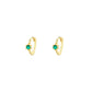 925 Sterling Silver Geometric Ear Cuffs With Colorful Zirconia Exquisite And Minimalist