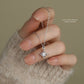 925 Sterling Silver Korean-style Light Luxury Super Sparkling Zirconia Four-pointed Star Necklace For Women Trendy And Versatile Simple Star Collarbone Chain