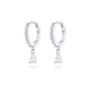 Brass Luxury High-end Crystal-embellished Colored Teardrop Ear Cuffs
