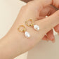 925 Sterling Silver French Baroque Pearl Earrings For Women Fashionable And Minimalist With An Elegant And High-end Feel